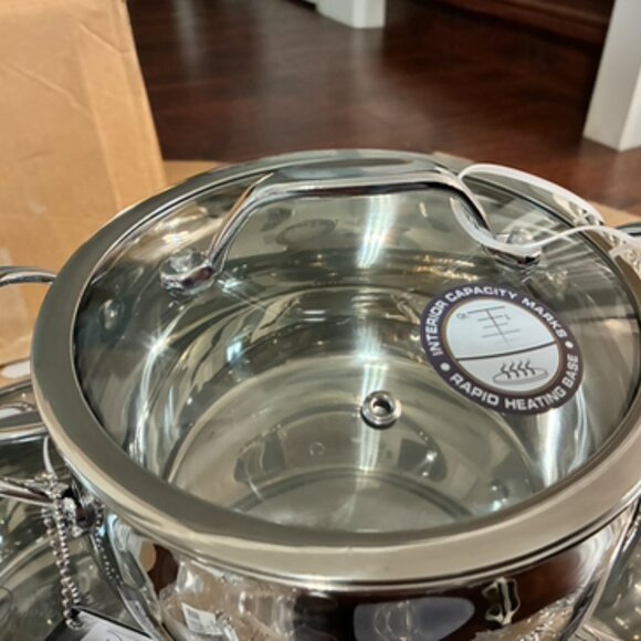 3qt Stainless Steel Splendor Casserole Dish With Lid ( new with box and tag) - Picture 5 of 7